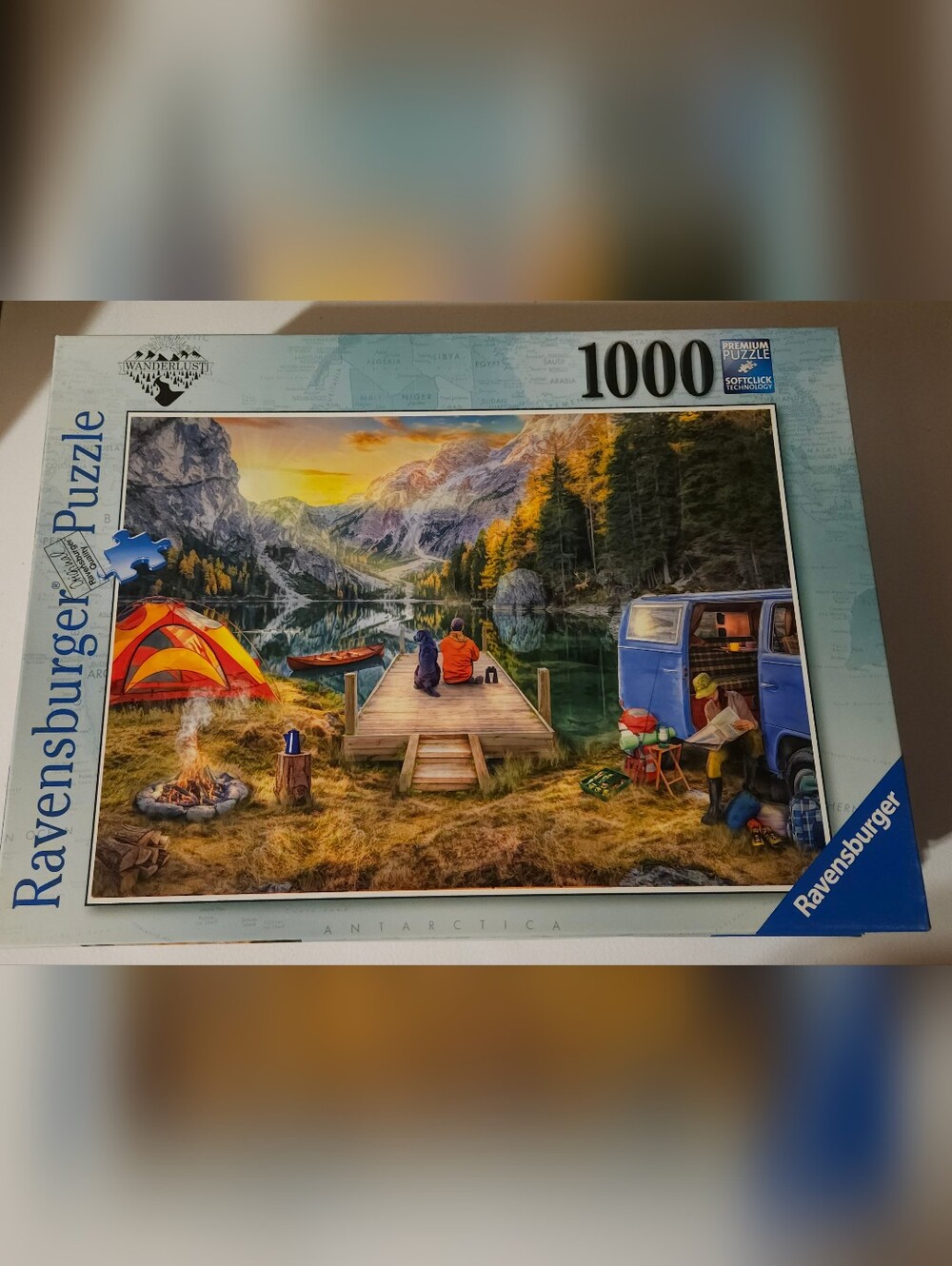 Ravensburger Scenic Lakeside Puzzle 1000 Pieces - Vibrant Outdoor Colors